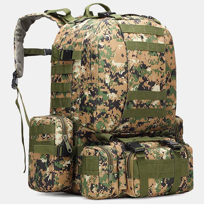 3-IN-1 Hunting Backpack Large Tactical Camo Bag with Detachable Purse