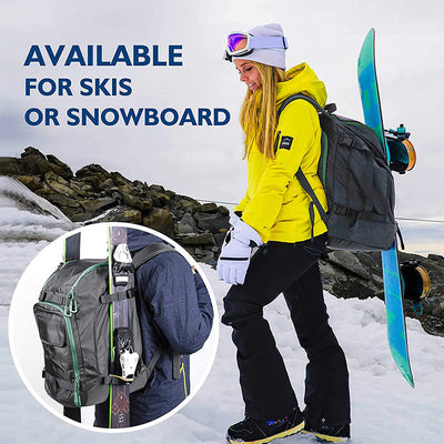 Waterproof Skiing Board Backpack Ski Boot Bag for Snowboard & Accessories