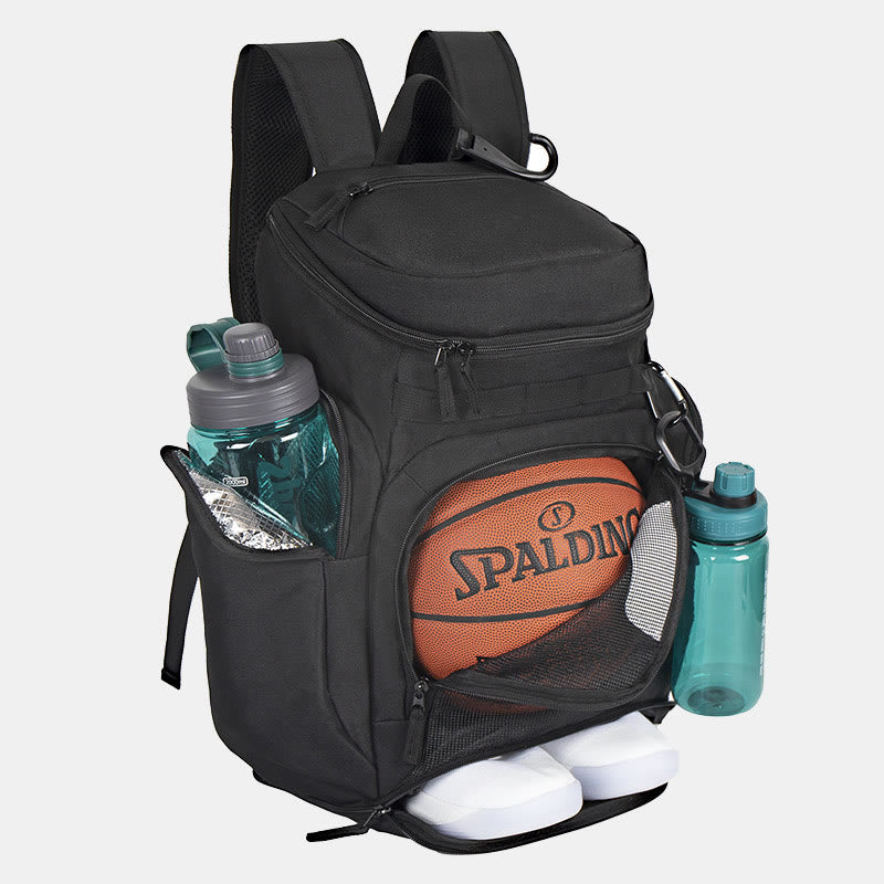 Unisex Soccer Basketball Backpack Sport Backpack with Shoe Compartment