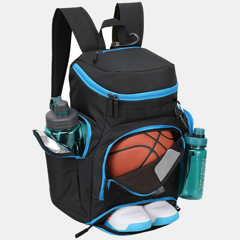 Unisex Soccer Basketball Backpack Sport Backpack with Shoe Compartment