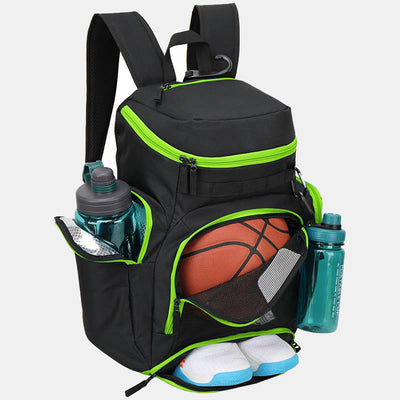 Unisex Soccer Basketball Backpack Sport Backpack with Shoe Compartment