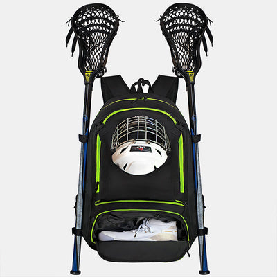 Lacrosse Bag Field Hocket Backpack Sport Bag with Two Stick Holders