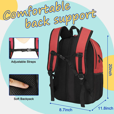 Bowling Ball Bag Backpack for Single Ball with Shoes Compartment