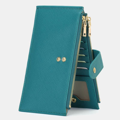 RFID Blocking Large Capacity Card Holder Classic Bifold Wallet