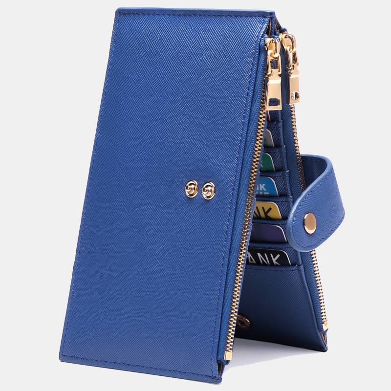 RFID Blocking Large Capacity Card Holder Classic Bifold Wallet