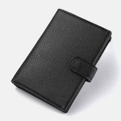 Leather Passport Holder Wallet Card Holder Passport Case