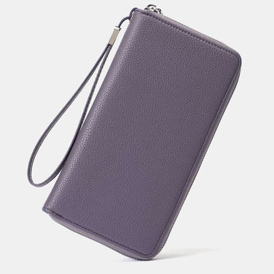 RFID Wallet for Women Large Capacity Card Slot Leather Purse