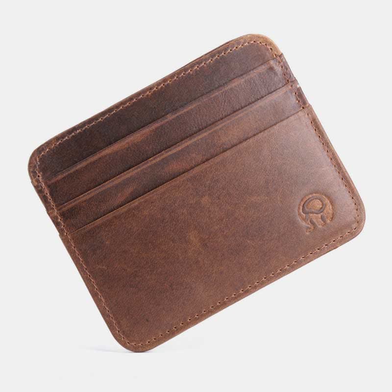 <Shipped within 24 hours> Minimalist Front Pocket Wallet Genuine Leather Card Holder