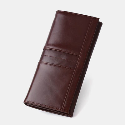 RFID Blocking Anti-theft Genuine Leather Wallet