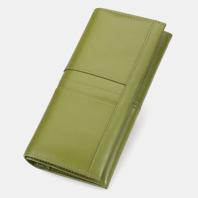 RFID Blocking Anti-theft Genuine Leather Wallet