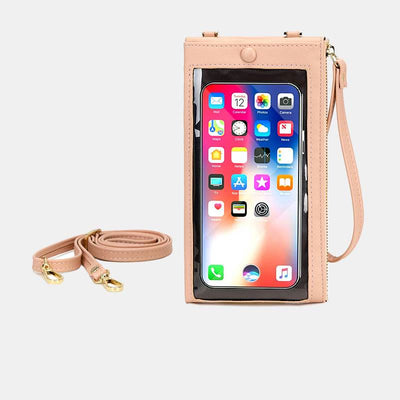 Phone Bag for Women Touchable Minimalist Leather Daily Shopping Wallet