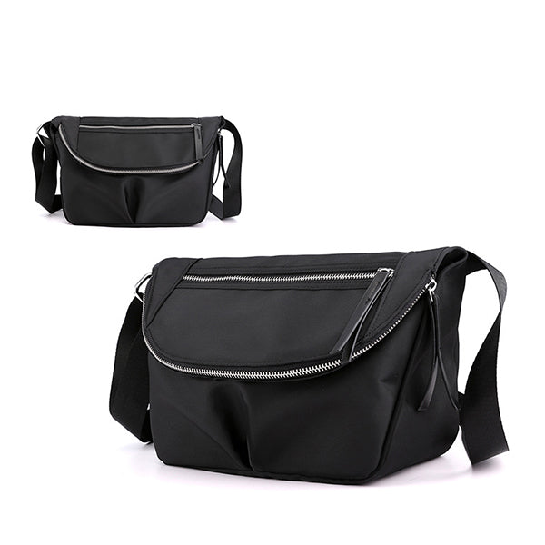 Solid Color Waterproof Casual Crossbody Bag