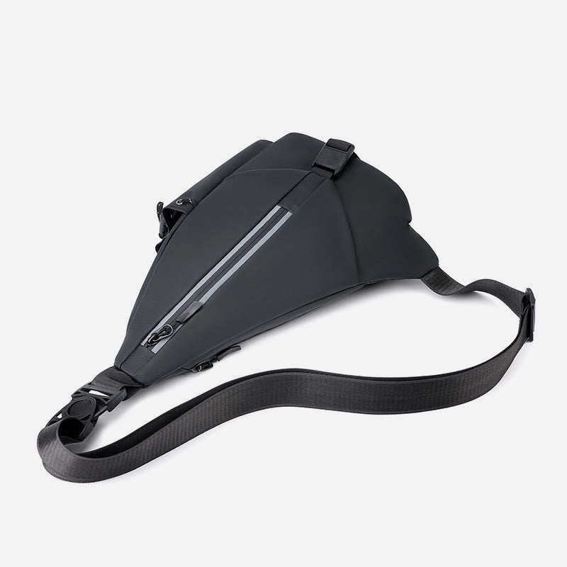 Waterproof Reflective Sling Bag Chest Bag for Men Travel Sport Purses