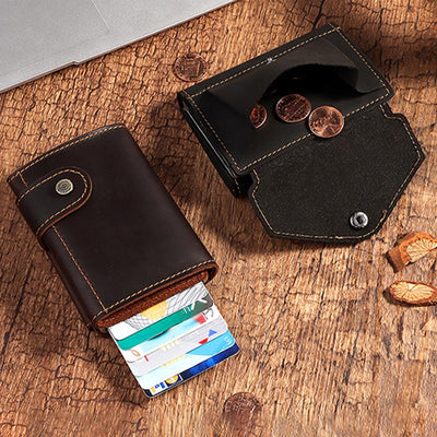 RFID Retro Card Holder Business Wallet