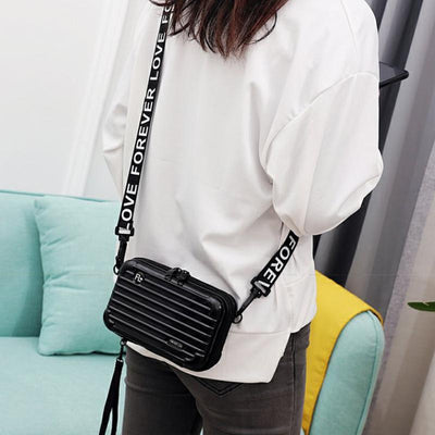 <Shipped within 24 hours> High Capacity Mini Suitcase Crossbody Bag