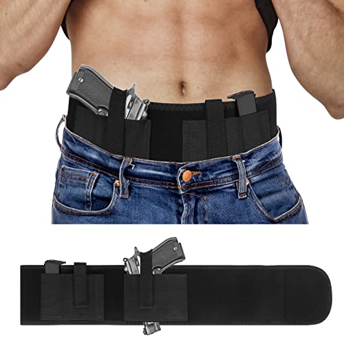 Belly Band Holster for Concealed Carry Universal Holster Fit Left Right Hand