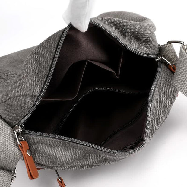 Canvas Crossbody Bag for Women Lightweight Small Shoulder Purse