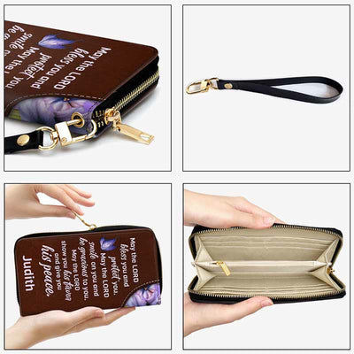 Custom Name Wallet May The Lord Give You His Peace