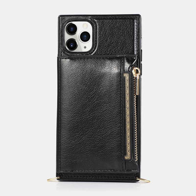 2-IN-1 Phone Case Wallet for iPhone/Samsung with Coin Purse Crossbody Strap