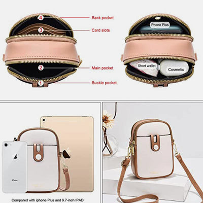 <Shipped within 24 hours> Multifunctional Large Capacity Elegant Crossbody Phone Bag