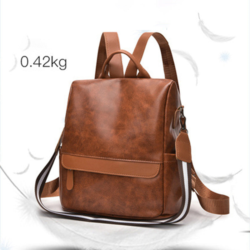 Women's Anti-theft Backpack Purses Multipurpose Leather Handbag Shoulder Bag Travel Bag