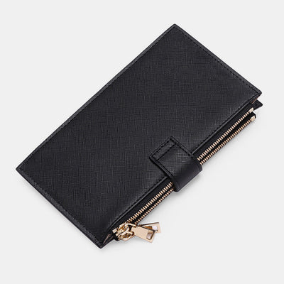 RFID Blocking Large Capacity Card Holder Classic Bifold Wallet