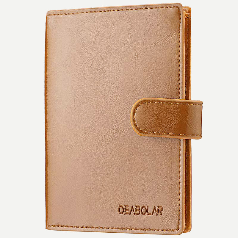 Leather Passport Holder Wallet Card Holder Passport Case