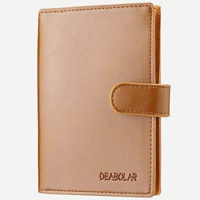 Leather Passport Holder Wallet Card Holder Passport Case