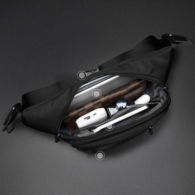 Portable Waist Bag For Men Simple Leisure Crossbody Bag