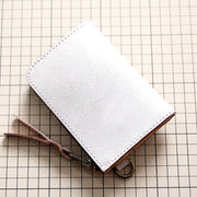 Vertical Zipper Purse Minimalsit Classic Leather Wallet For Women Men