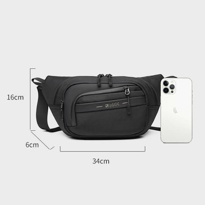 Portable Waist Bag For Men Simple Leisure Crossbody Bag