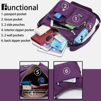 <Shipped within 24 hours> Waterproof Travel Shoulder Bag Crossbody Bag