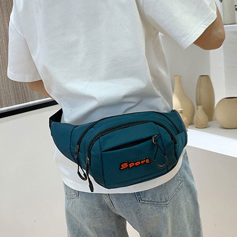 Waterproof Waist Bag Casual Waist Pack Chest Bag For Women Men