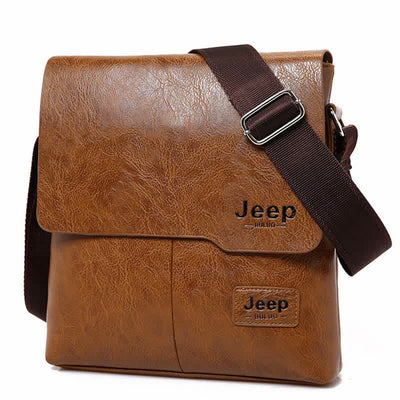 <Shipped within 24 hours> Sturdy Leather Satchel Ipad Messenger Bag with Wallet