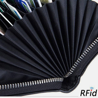 <Shipped within 24 hours> RFID Genuine Leather Card Wallet