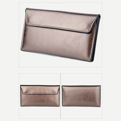 <Shipped within 24 hours> Multi-Function Minimalist Genuine Leather Wallet