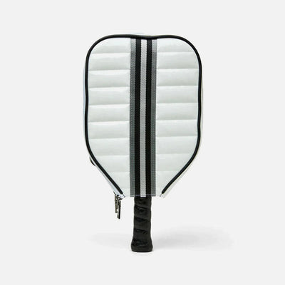 Pickleball Racket Bag For Sports Down Cotton Striped Crossbody Bag