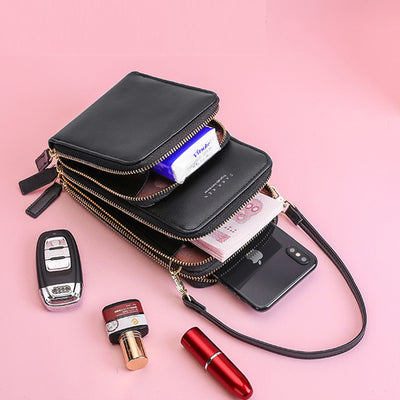 Multi-Compartment Phone Purse With Clear Window (BUY 1 GET 1 FREE)