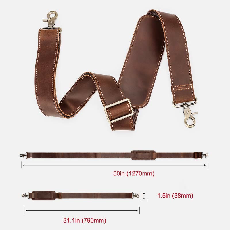 Wide Adjustable Leather Strap For Bag Retro Purse Accessories