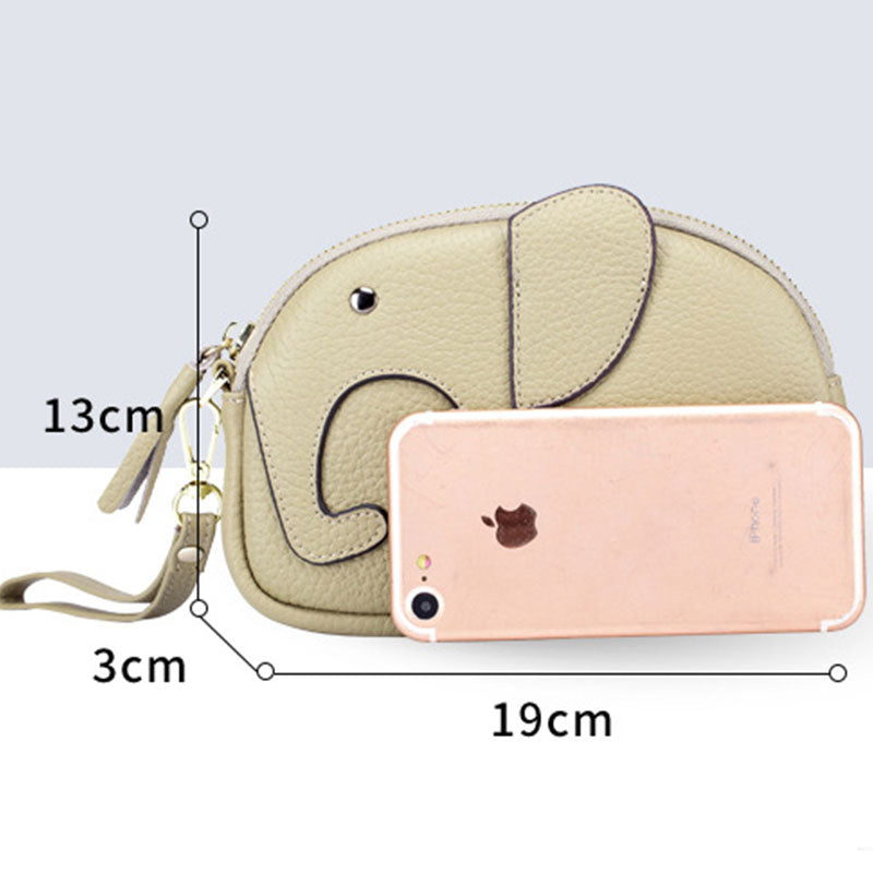 Large Capacity Soft Elephant Clutch Bag