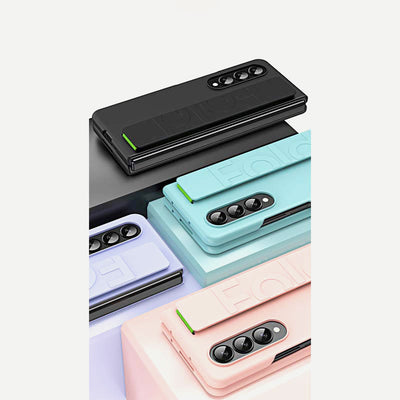 Colorful Samsung Galaxy Z Fold 2/3/4/5/6 Case Phone Case With Elastic Wrist Strap