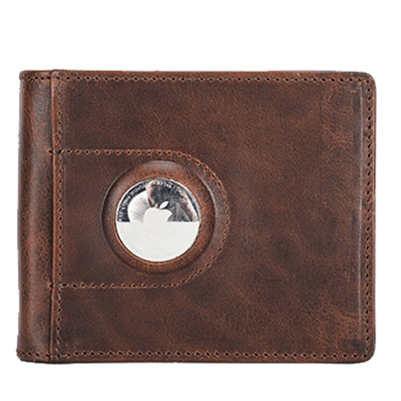 <Shipped within 24 hours> Multi Slot Leather Airtag Wallet