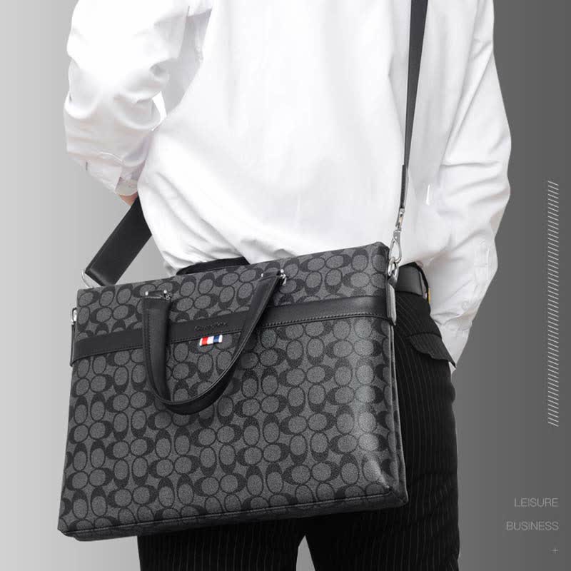 <Shipped within 24 hours> Leather Laptop Shoulder Bag Briefcase Laptop Sleeve Case