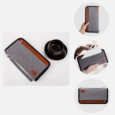 RFID Passport Ticket Holder For Travel Portable Waterproof Wallet