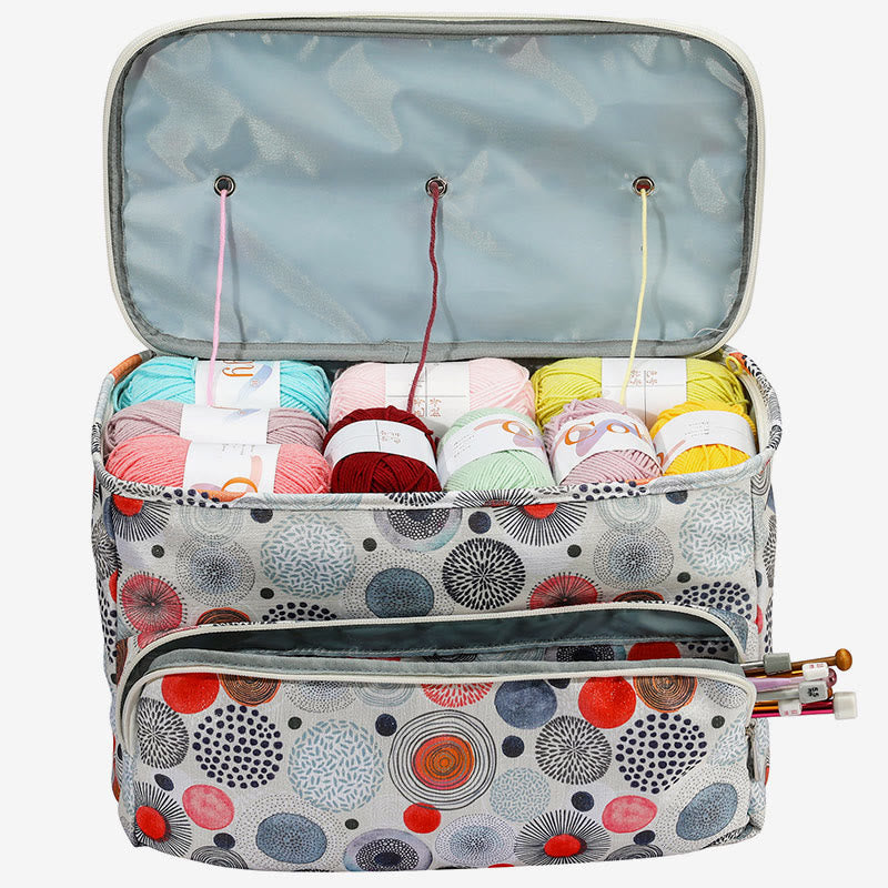 Knitting Needles Storage Bag Home Threads Accessories Buggy Bag