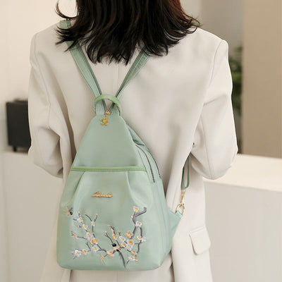 <Shipped within 24 hours> Waterproof Embroidery Backpack Sling Bag