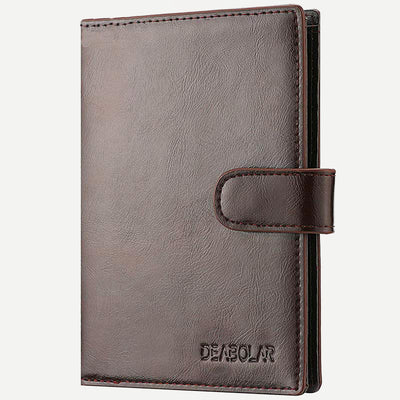 Leather Passport Holder Wallet Card Holder Passport Case