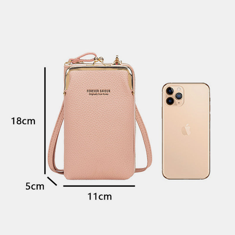 <Shipped within 24 hours> Crossbody Phone Bag With Clear Window