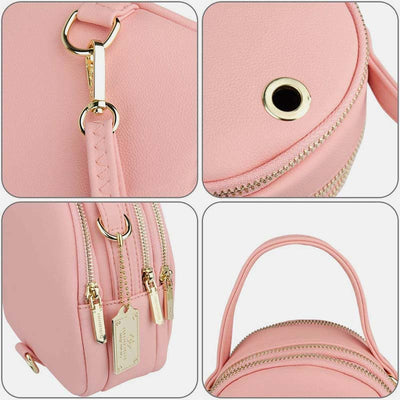 Multi-Compartment Lightweight Crossbody Bag Phone Bag