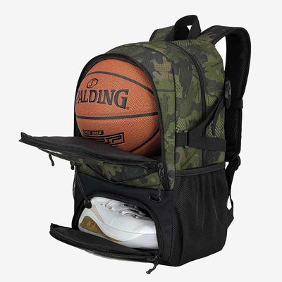 Basketball Backpack For Outdoor Training Shoe Compartment Sports Bag